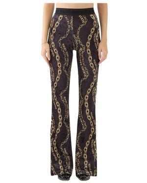 Versace Jeans Couture Wide Trousers - Black