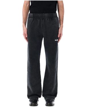 MISBHV Schwarze community sweatpants mit grafiklogo