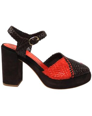 Pons Quintana High Heel Sandals - Rosso