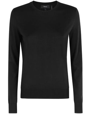 Theory Round-Neck Knitwear - Noir
