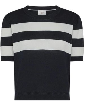 Cruna Round-Neck Knitwear - Negro