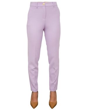 Nenette Slim-Fit Trousers - Purple