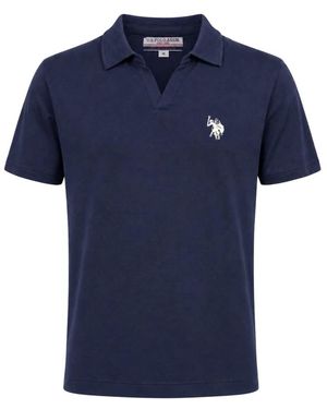 U.S. POLO ASSN. Rood Polo.Corta - Blauw