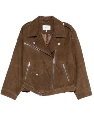 Gestuz Leather Jackets - Brown