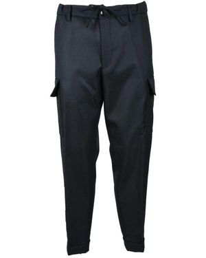 Michael Coal Slim-Fit Trousers - Blue