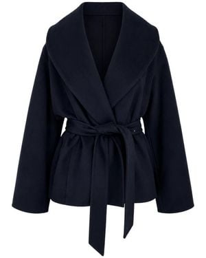 Max Mara Geklede Jassen - Blauw