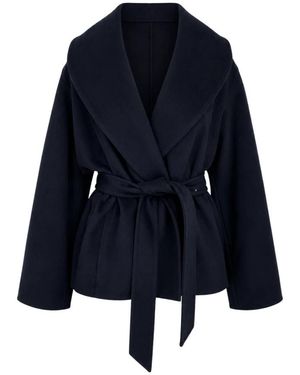 Max Mara Geklede Jassen - Blauw