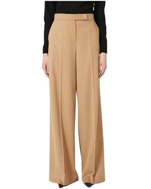 Max Mara Mxmfilato Wijde Broek - Naturel