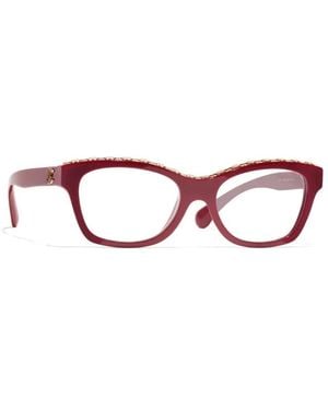 CHANEL Glasses - Red
