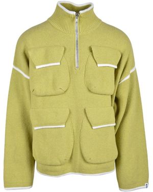 Bonsai Wollmischung strickpullover - Grün