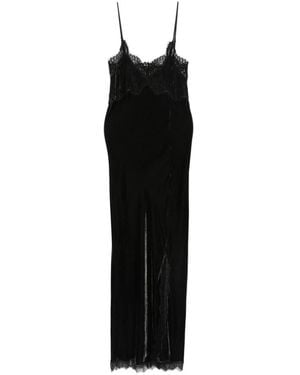 Birgitte Herskind Langes Slipkleid - Schwarz