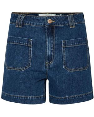 Y.A.S Yasnema Hmw Denim Shorts - Blauw