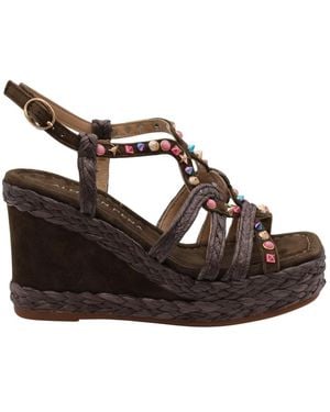 Alma En Pena. Wedges - Brown