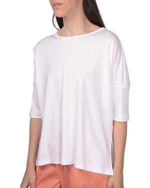 Gran Sasso Long Sleeve T-Shirts - White