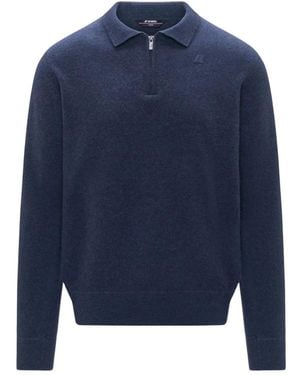 K-Way Polo Shirts - Blue