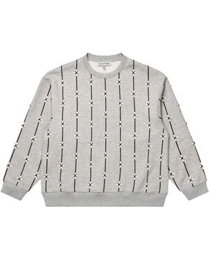Munthe Hoodies & Sweatvesten ,Grijs ,Sweatshirts