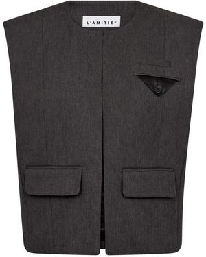 Haute L'Amitié Waistcoats - Black