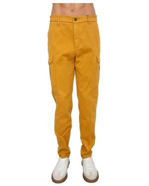 Peserico Slim-Fit Trousers - Yellow