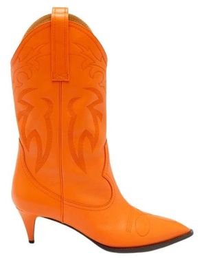 Moschino Cowboy Boots - Naranja