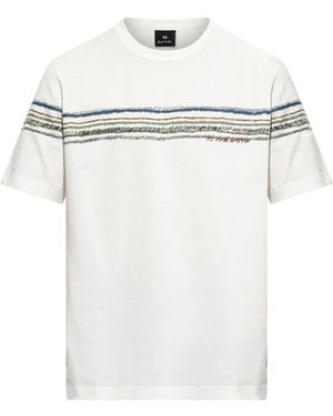Paul Smith Katoenen T-Shirt Met Print - Wit