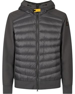 Parajumpers Jassen ,Grijs ,Leer Buck Hybrid Jacket