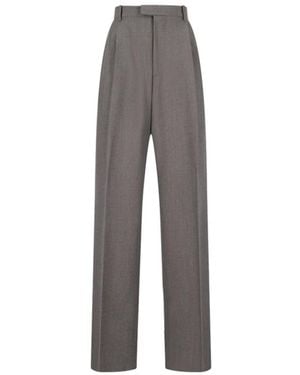 Bottega Veneta Straight Trousers - Grey