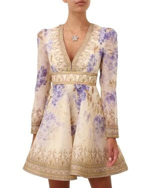 Zimmermann Short Dresses - Natural