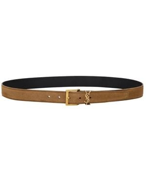 Saint Laurent Cassandre Gürtel - Schwarz