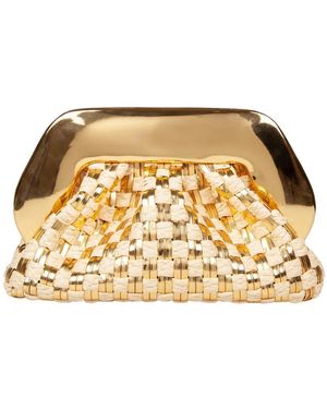 THEMOIRÈ Tia Micro Weaved Straw Laminated - Metallic