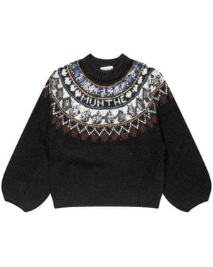 Munthe Round-Neck Knitwear - Black
