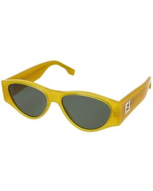 Fendi Stijlvolle Zonnebril Fe40158I - Geel