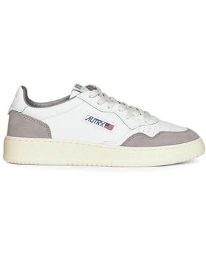 Autry Cow Leather Rubber Sneakers - Weiß