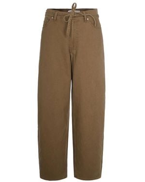 Samsøe & Samsøe Straight Trousers - Verde