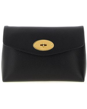 Mulberry Tassen ,Zwart ,Leer Darley Cosmetische Tas