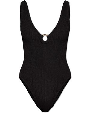 Bondeye Badmode ,Zwart ,Nylon Ring Mara One-Piece
