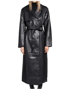 THE GARMENT Trench Coats - Black