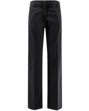 Miu Miu Straight Trousers - Negro