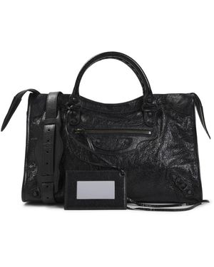 Balenciaga Tassen ,Zwart ,Leer Le City M Bag