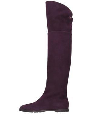 Maison Skorpios Over-Knee Boots - Morado