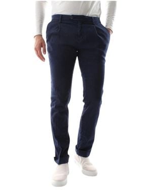 Mason's Broeken ,Blauw ,Katoen Genova Broeken
