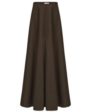 Ruohan Rokken ,Groen ,Maxi Rok - Bruin
