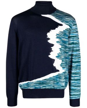 Missoni Trui Met Col - Blauw