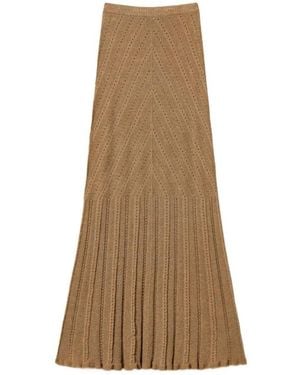 Twinset Maxi Rok - Naturel