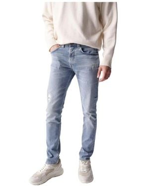 Salsa Jeans Slim-Fit Jeans - Bleu