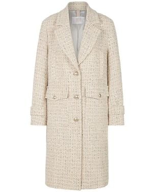 Riani Single-Breasted Coats - Naturel