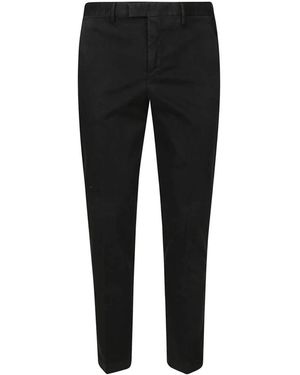 PT Torino Slim-Fit Trousers - Black