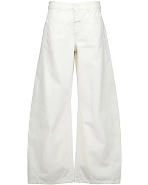 Closed Wide Jeans - Blanc