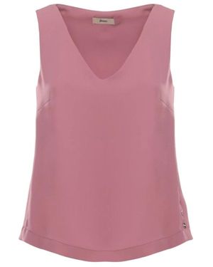 Herno Tops ,Roze ,Polyester Top - Paars