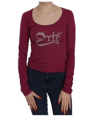 Exte Blusa fucsia adornada con cristales - Rojo