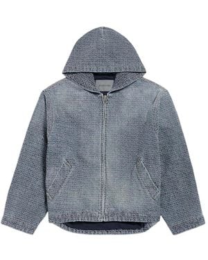 Balenciaga Jassen ,Blauw ,Denim Denim Jassen